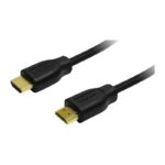 Monitoru piederums Logilink  HDMI A male - HDMI A male, 1.4v 1.5 m, black, connection cable 