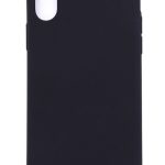 Back panel cover Evelatus Apple iPhone Xs MAX Nano Silicone Case Soft Touch TPU Black
