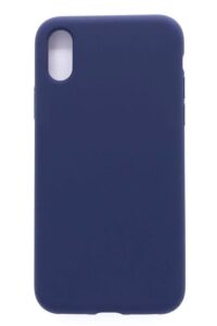 Back panel cover Evelatus Apple iPhone Xs MAX Nano Silicone Case Soft Touch TPU Midnight Blue