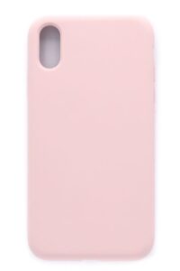 Back panel cover Evelatus Apple iPhone X Soft Premium Soft Touch Silicone Case Pink Sand