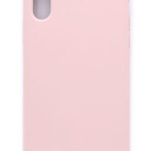 Back panel cover Evelatus Apple iPhone X Soft Premium Soft Touch Silicone Case Pink Sand