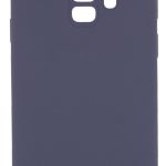 Back panel cover Evelatus Samsung Galaxy S9 Premium Soft Touch Silicone Case Midnight Blue