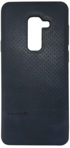 Back panel cover Evelatus Samsung Galaxy A6 Plus 2018 TPU case 1 with metal plate (possible to use with magnet car holder) Blue