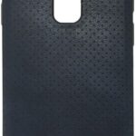 Back panel cover Evelatus Samsung Galaxy A6 Plus 2018 TPU case 1 with metal plate (possible to use with magnet car holder) Blue