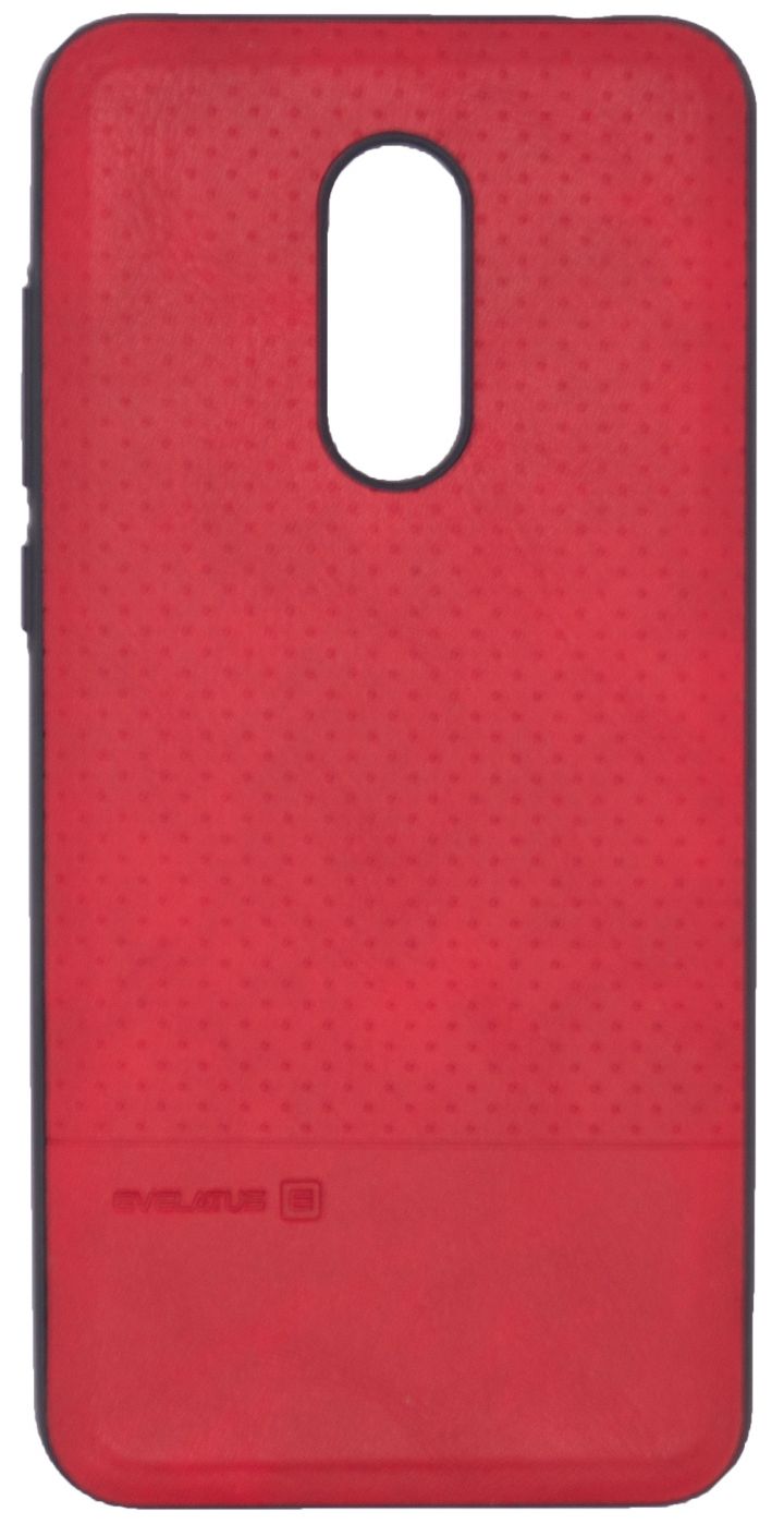 Tagakaaned Evelatus Xiaomi Redmi 5 Plus TPU case 1 with metal plate (possible to use with magnet car holder) Red