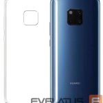 Back panel cover Evelatus Huawei Mate 20 Pro Clear Silicone Case 1.5mm TPU Transparent