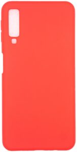 Aizmugurējais vāciņš Evelatus Samsung Galaxy A7 2018 Nano Silicone Case Soft Touch TPU Red