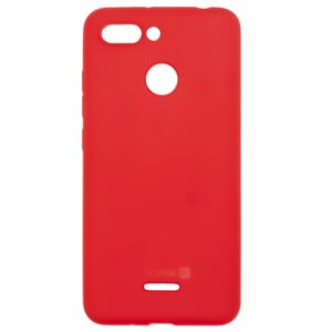Aizmugurējais vāciņš Evelatus Xiaomi Redmi 6 Nano Silicone Case Soft Touch TPU Red