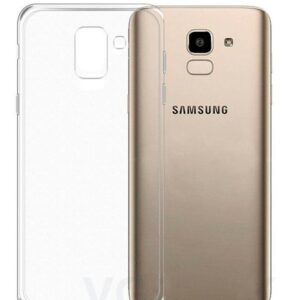 Back panel cover Evelatus Samsung Galaxy J6 Plus Clear Silicone Case 1.5mm TPU Transparent