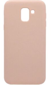 Nugarėlės dėklai Evelatus Samsung J6 Plus Silicone Case Pink Sand
