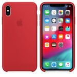 Aizmugurējais vāciņš Apple  iPhone XS Max Silicone Case MRWH2ZM/A Red