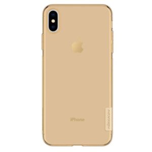 Back panel cover Nillkin Apple iPhone Xs Max Nature TPU Case Gold