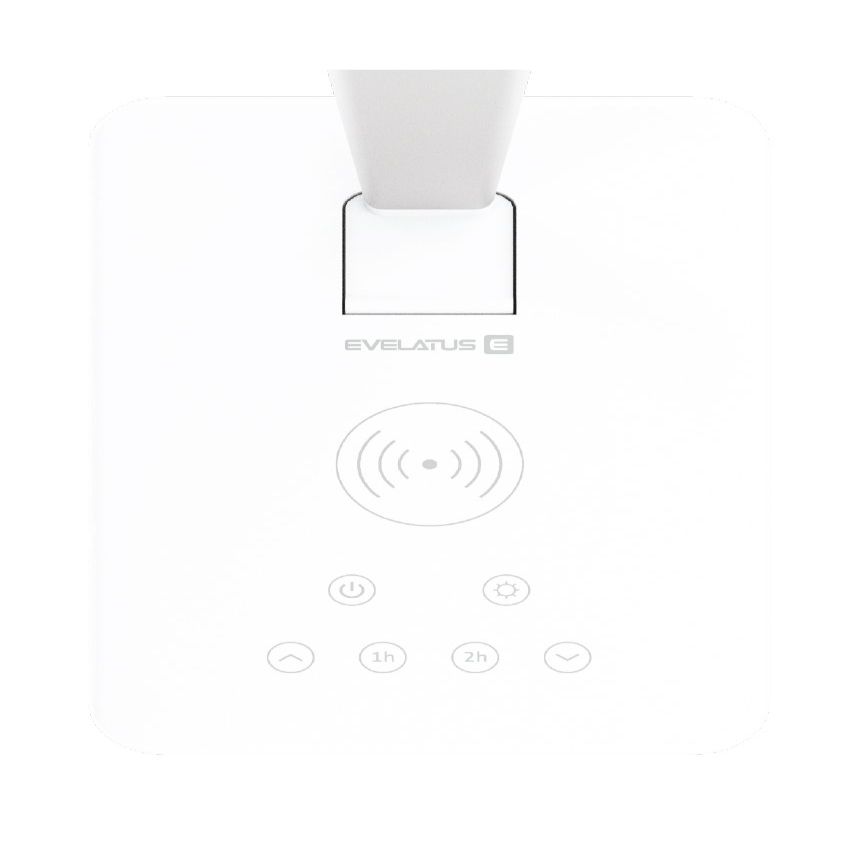 Bezvadu lādētājs Evelatus Universal LED lamp with wireless charger function ELW01 White