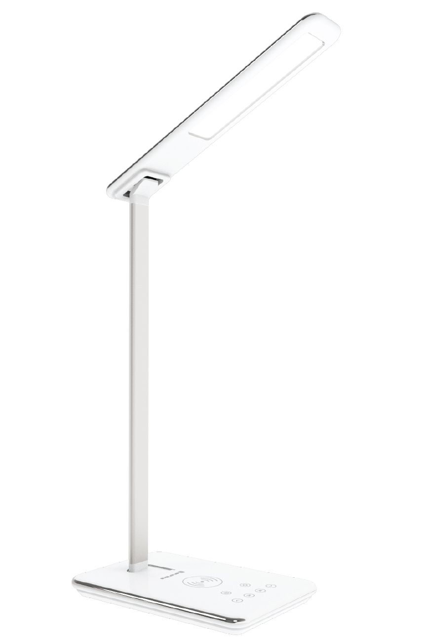 Bezvadu lādētājs Evelatus Universal LED lamp with wireless charger function ELW01 White