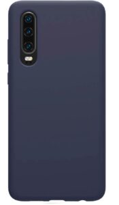 Aizmugurējais vāciņš Evelatus Huawei P30 Nano Silicone Case Soft Touch TPU Midnight Blue