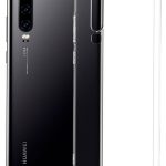 Back panel cover Evelatus Huawei P30 Clear Silicone Case 1.5mm TPU Transparent