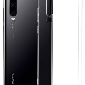 Back panel cover Evelatus Huawei P30 Clear Silicone Case 1.5mm TPU Transparent