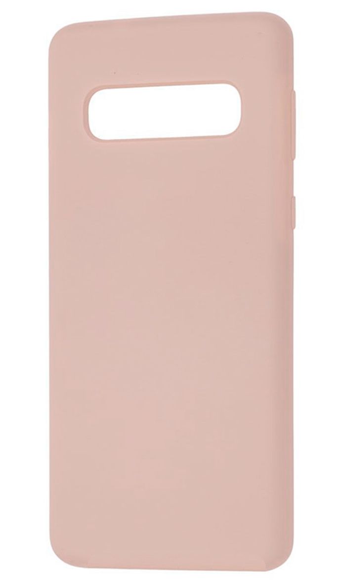 Back panel cover Evelatus Samsung Galaxy S10e Nano Silicone Case Soft Touch TPU Pink Sand
