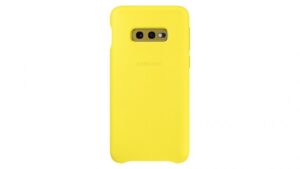 Aizmugurējais vāciņš Samsung  Galaxy S10e Leather Cover EF-VG970LYEGWW Yellow