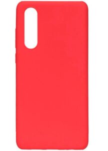 Aizmugurējais vāciņš Evelatus Huawei P30 Premium Soft Touch Silicone Case Red