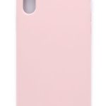 Back panel cover Evelatus Apple iPhone XS Premium Soft Touch Silicone Case Pink Sand