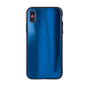 Aizmugurējais vāciņš GreenGo Huawei P30 Aurora Glass TPU case Dark Blue