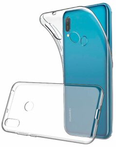 Nugarėlės dėklai Evelatus Huawei Y6 2019 Clear Silicone Case 1.5mm TPU Transparent