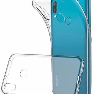 Back panel cover Evelatus Huawei Y6 2019 Clear Silicone Case 1.5mm TPU Transparent