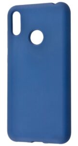 Back panel cover Evelatus Huawei Y7 2019 Silicone case Blue