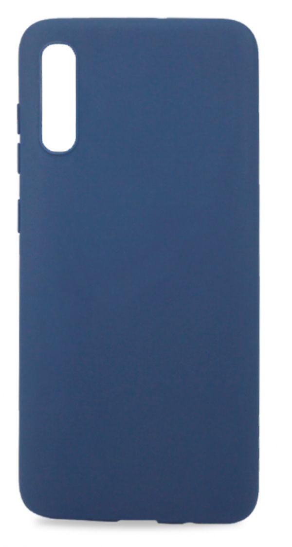 Aizmugurējais vāciņš Evelatus Samsung A50 Silicon Case Dark Blue