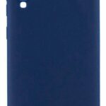 Back panel cover Evelatus Samsung A70 Silicon Case Dark Blue