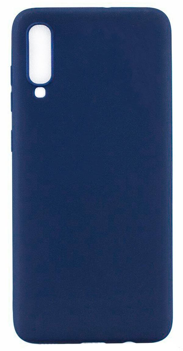 Back panel cover Evelatus Samsung A70 Silicon Case Dark Blue