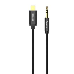 Audio cable Baseus Universal Yiven audio M01 USB type-C / mini-jack (3,5 mm)  1.2m Black