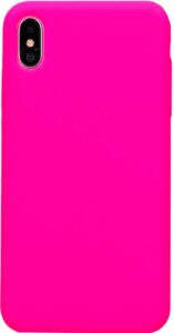 Aizmugurējais vāciņš Evelatus Apple iPhone XR Premium Soft Touch Silicone Case Hot Pink