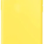 Back panel cover Evelatus Apple iPhone XR Premium Soft Touch Silicone Case Light Yellow