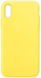 Aizmugurējais vāciņš Evelatus Apple iPhone XR Premium Soft Touch Silicone Case Light Yellow