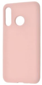 Back panel cover Evelatus Huawei P30 Lite Premium Soft Touch Silicone Case Pink Sand