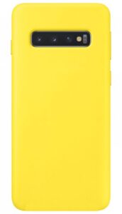 Aizmugurējais vāciņš Evelatus Samsung Galaxy S10e Premium Soft Touch Silicone Case Light Yellow