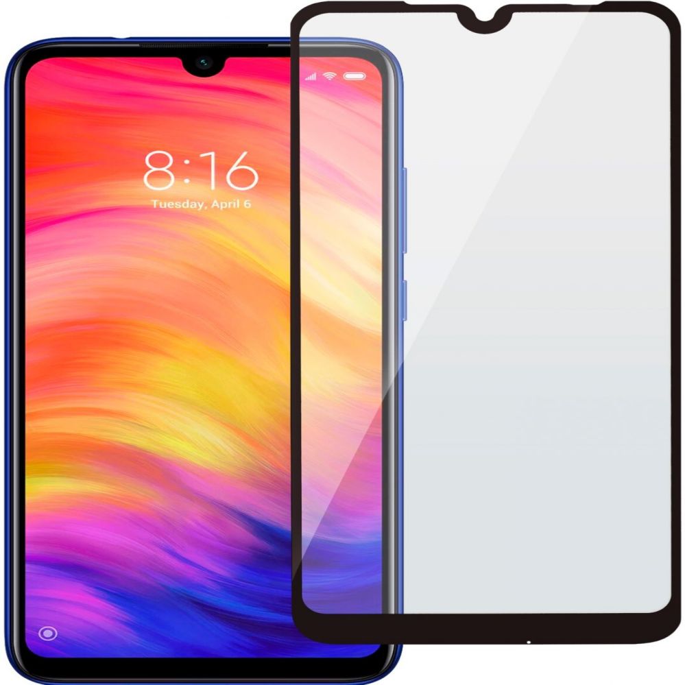 Aizsargstikls Evelatus Xiaomi Redmi 7 2.5D Full Cover Japan Glue Glass Anti-Static