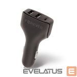 Autolaadijad Forever Universal USB car charger CC-05 2xUSB & type-C 4.8A Black