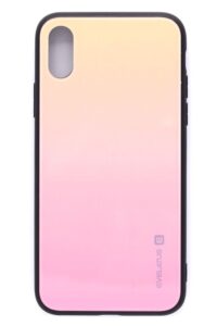 Aizmugurējais vāciņš Evelatus Apple iPhone X/Xs Gradient Glass Case 1 Mild Melon