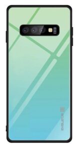 Aizmugurējais vāciņš Evelatus Samsung Galaxy A40 Gradient Glass Case 6 Lagoon