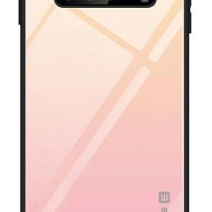Nugarėlės dėklai Evelatus Huawei P Smart 2019 Gradient Glass Case 1 Mild Melon