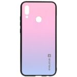Aizmugurējais vāciņš Evelatus Huawei Y7 2019 Gradient Glass Case 2 Bubble Gum