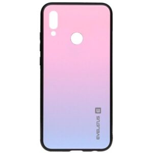 Aizmugurējais vāciņš Evelatus Huawei Y7 2019 Gradient Glass Case 2 Bubble Gum