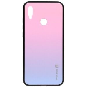 Aizmugurējais vāciņš Evelatus Huawei Y6 2019 Gradient Glass Case 2 Bubble Gum