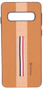 Nugarėlės dėklai Evelatus Samsung S10 Dazzel Brown