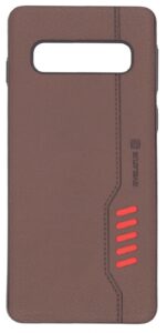 Nugarėlės dėklai Evelatus Samsung S10 Shooter Brown