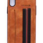 Back panel cover Evelatus Apple iPhone X Cubit Brown