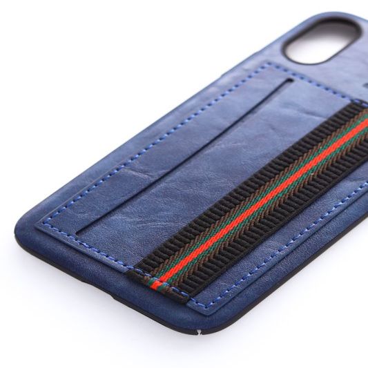 Aizmugurējais vāciņš Evelatus Apple iPhone X Cubit Plastic Blue